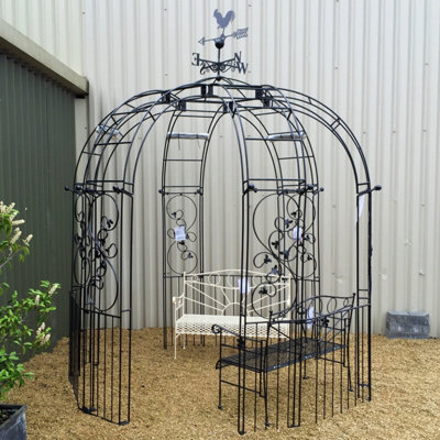 Poppy Forge Imperial 6 Sided Trad & Panels Bare Metal/ready To Rust - Steel - L243.8 X W243.8 X H259.1 Cm - image 1