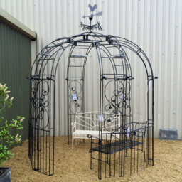 Poppy Forge Imperial 6 Sided Trad & Panels Bare Metal/ready To Rust - Steel - L243.8 X W243.8 X H259.1 Cm - thumbnail 1