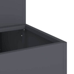Berkfield Modern Garden Planter Anthracite 100 X 60 X 45 Cm Steel - thumbnail 9