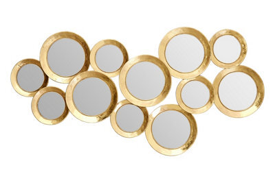 Orsina Marcia Gold Finish Wall Mirror - image 1