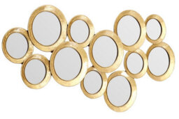 Orsina Marcia Gold Finish Wall Mirror - thumbnail 2