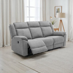 More4Homes Skye 3+2+1 Linen Electric Recliner Sofa Set (Grey) - thumbnail 2
