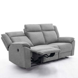 More4Homes Skye 3+2+1 Linen Electric Recliner Sofa Set (Grey) - thumbnail 3