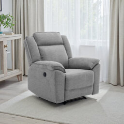 More4Homes Skye 3+2+1 Linen Electric Recliner Sofa Set (Grey) - thumbnail 7