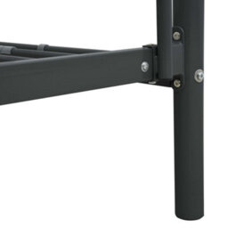 Berkfield Bunk Bed Frame Black Metal 140X200 Cm/90X200 Cm - thumbnail 7