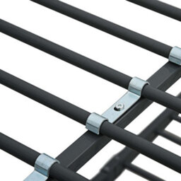 Berkfield Bunk Bed Frame Black Metal 140X200 Cm/90X200 Cm - thumbnail 6