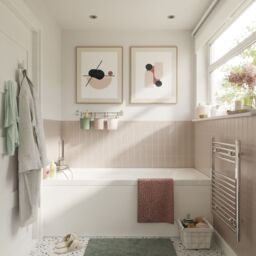 GoodHome Koros Gloss & Matt White & Anthracite Ceramic Tumbler - thumbnail 8