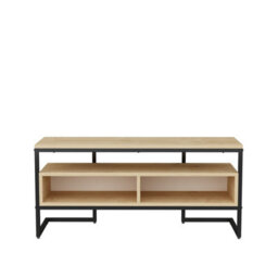Decorotika Merrion Tv Stand Tv Unit For Tv's Up To 50 Inch Black And Oak - thumbnail 4