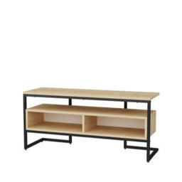 Decorotika Merrion Tv Stand Tv Unit For Tv's Up To 50 Inch Black And Oak - thumbnail 5