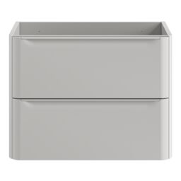 GoodHome Nevado Standard Matt Grey Wall-Mounted Bathroom Vanity Unit (H) 600mm (W) 800mm - thumbnail 2
