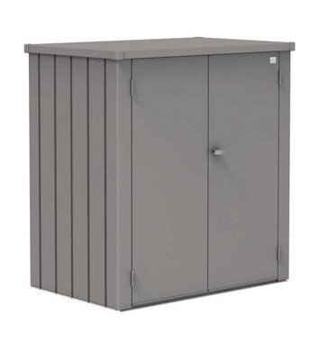 Biohort High Quality 4Ft X 3Ft Romeo Garden Patio Locker - Metallic Quartz Grey - image 1
