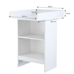 Shefa Line Shefa 602 Changing Table White (1 Box) - thumbnail 3