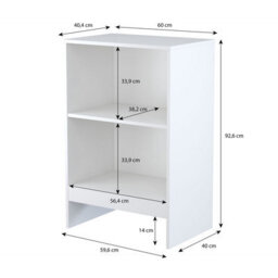 Shefa Line Shefa 602 Changing Table White (1 Box) - thumbnail 4