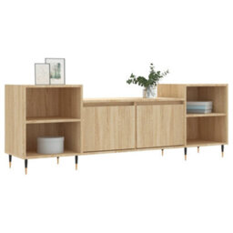 Berkfield Stylish Tv Cabinet Sonoma Oak 160X35X55 Cm Engineered Wood - thumbnail 3