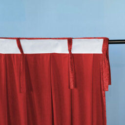 Neel Blue 3X3M Crushed Velvet Backdrop, Photography Background Blackout Curtain - Red - thumbnail 5