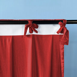Neel Blue 3X3M Crushed Velvet Backdrop, Photography Background Blackout Curtain - Red - thumbnail 6