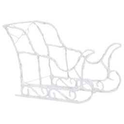 Berkfield Unique Reindeers & Sleigh Christmas Decoration 160 Leds 130 Cm Acrylic - thumbnail 5