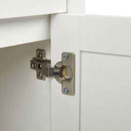 Beliani Sideboard White And Light Brown Mdf, 2 Drawers And 3 Doors, 113 X 39 X 81 Cm - thumbnail 7