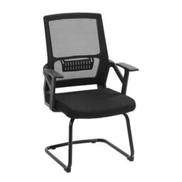 Living And Home Comfortable Black Ergonomic Office Chair For Home And Office - thumbnail 2