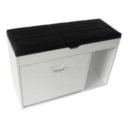 Shoe Storage Rack Cabinet Shoe Bench Shoe Shelf With Leather Seat