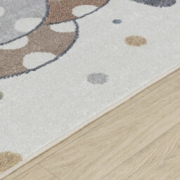 Livabliss Lillian-Kids Multicoloured Beige Grey Washable Rug For Children's Rooms 160 X 213 Cm Easy Care, Non Shedding - thumbnail 3