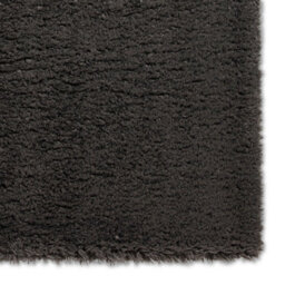 Charcoal Plain Shaggy Modern Easy To Clean Rug For Dining Room-120Cm X 170Cm - thumbnail 6