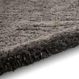 Charcoal Plain Shaggy Modern Easy To Clean Rug For Dining Room-120Cm X 170Cm - thumbnail 7