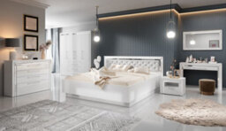 Arte Elegant White Wall Mirror H640mm W1200mm D30mm - Timeless Design For Spacious Interiors - thumbnail 3
