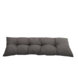 Living And Home Dark Grey Rectangle Outdoor Garden Tufted Swing Chair Bench Cushion Seat Pad 120Cm Lx 40Cm W - thumbnail 2
