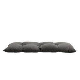Living And Home Dark Grey Rectangle Outdoor Garden Tufted Swing Chair Bench Cushion Seat Pad 120Cm Lx 40Cm W - thumbnail 6
