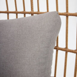 Home Detail Antalya Egg Chair With Grey Cushions, Natural - thumbnail 7