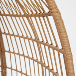 Home Detail Antalya Egg Chair With Grey Cushions, Natural - thumbnail 8