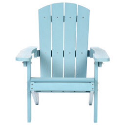 Beliani Kids Chair Adirondack Light Blue - thumbnail 4
