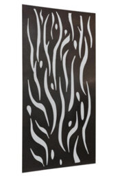 Mirroroutlet Amarelle Extra Large Metal Flame Decorative Garden Screen Mirror 120Cm X 60Cm - thumbnail 3