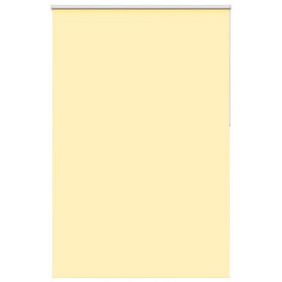 Berkfield Roller Blind Blackout Yellow 150X230 Cm Fabric Width 146.6 Cm Polyester - image 1