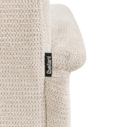 Beliani Armchair Plassen Fabric Light Beige - thumbnail 8