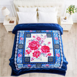 Gc Gaveno Cavailia Sherpa Fleece Floral Weighted Blanket 5Kg Reversible Blanket Stress For Free Calming Good Sleep (200 X 240 Cm) - thumbnail 5