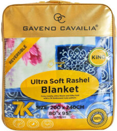 Gc Gaveno Cavailia Sherpa Fleece Floral Weighted Blanket 5Kg Reversible Blanket Stress For Free Calming Good Sleep (200 X 240 Cm) - thumbnail 7