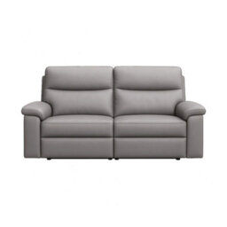Aspire Marlowe Real Leather Power Recliner Three Seater Sofa With Usb Charging, Slate - thumbnail 2