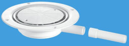 Mcalpine White Untrapped Gully With 22mm Outlet For Sheet Floors Usg1Wh - thumbnail 3
