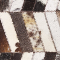 Beliani Rug Akyele Brown 140 X 200 Cm Leather - thumbnail 5