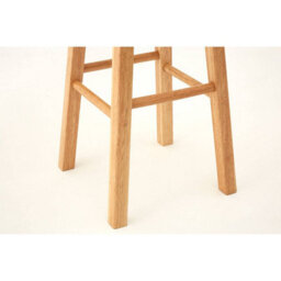 Orsina Sustainable Hevea Wood Tall Bar Stool, Wooden Bar Stool, Solid Wood Bar Stool, Wooden Breakfast Bar Stool - thumbnail 4