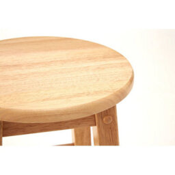 Orsina Sustainable Hevea Wood Tall Bar Stool, Wooden Bar Stool, Solid Wood Bar Stool, Wooden Breakfast Bar Stool - thumbnail 5