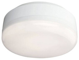 Luminosa Lighting Luminosa Mini Led Bathroom Ceiling Flush Light White, White Polycarbonate Diffuser Ip44