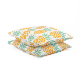 Gardenwize Pair Of Outdoor Garden Sofa Chair Furniture Scatter Cushions - Light Up Pineapple - thumbnail 3