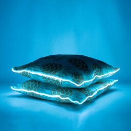Gardenwize Pair Of Outdoor Garden Sofa Chair Furniture Scatter Cushions - Light Up Pineapple - thumbnail 5