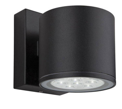 Luminosa Lighting Luminosa Vegas Led 6 Light Single Wall Light Black Ip44