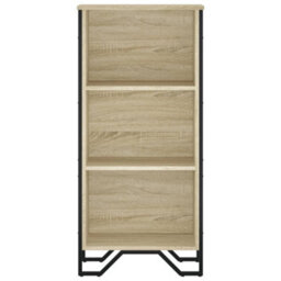 Berkfield Modern Bookcase Sonoma Oak 50X31X106 Cm Engineered Wood - thumbnail 4