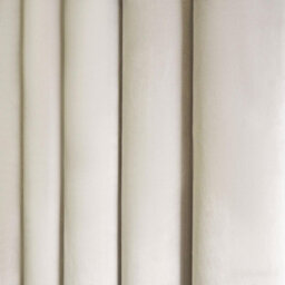 "OHS Piped Edge Velvet Curtains Thermal Eyelet Ready Made, Grey - 66X90""" - thumbnail 2