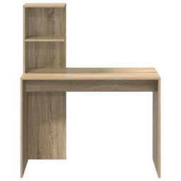 Walplus Desk With Shelf Sonoma Oak 102 X 50 X 124 Cm Engineered Wood - thumbnail 5